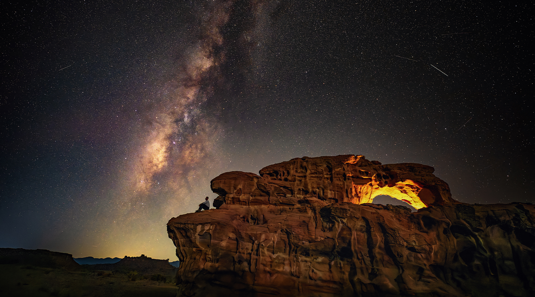 The view of the sky changes from place to place.
